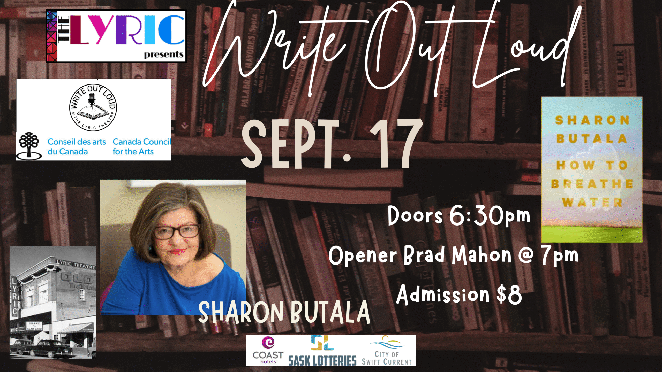 Write Out Loud Sept. 1725 Sharon Butala Website